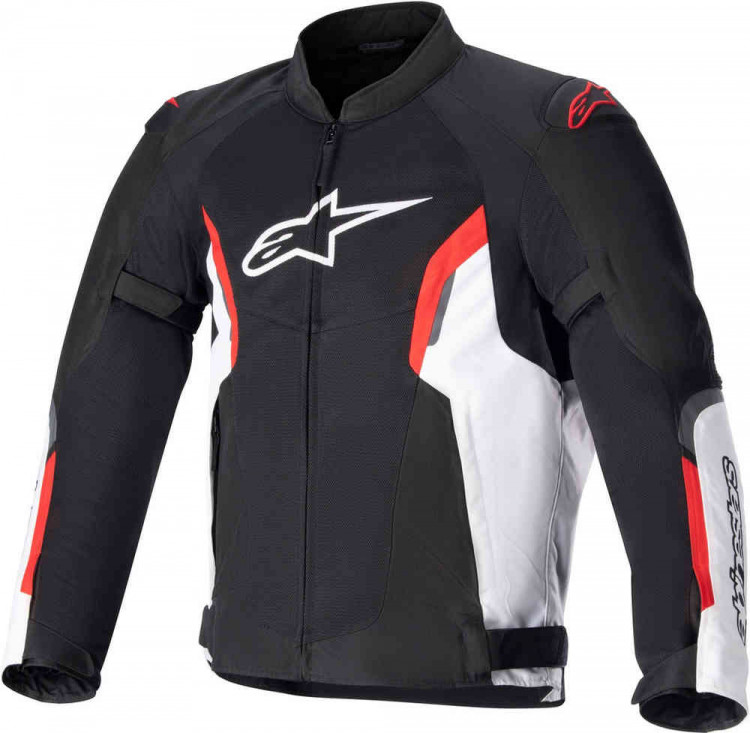 Мотокуртка текстильная мужская Alpinestars AST-1 V2 Air Черный/Белый/Красный 3306121-1304-M