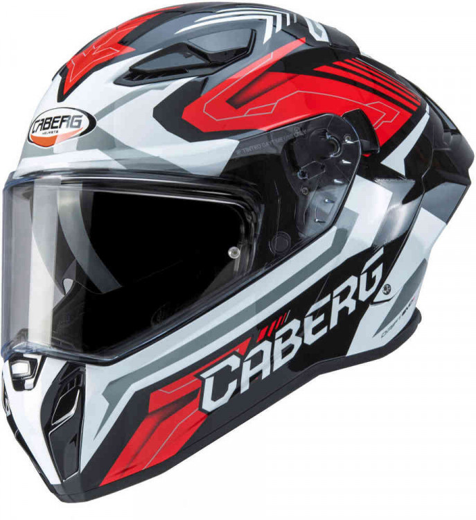 Мотошлем интеграл Caberg Drift Evo II Jamara Белый/Красный/Черный CA15013033-XS