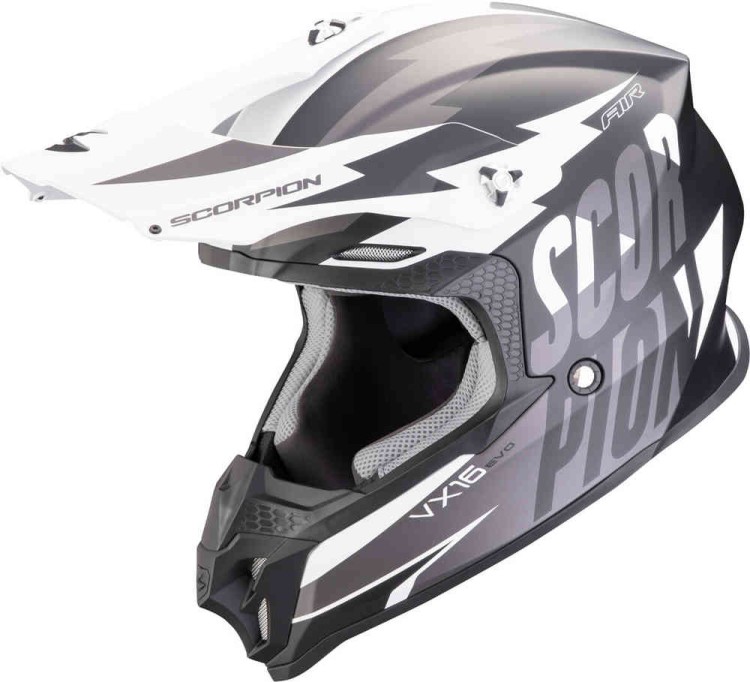 Мотошлем для мотокросса и эндуро Scorpion VX-16 Evo Air Slanter Motocross