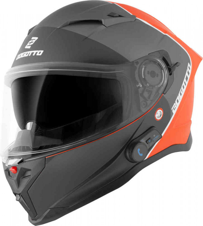 Мотошлем интеграл Bogotto H153 BT SPN Bluetooth  2099900208249