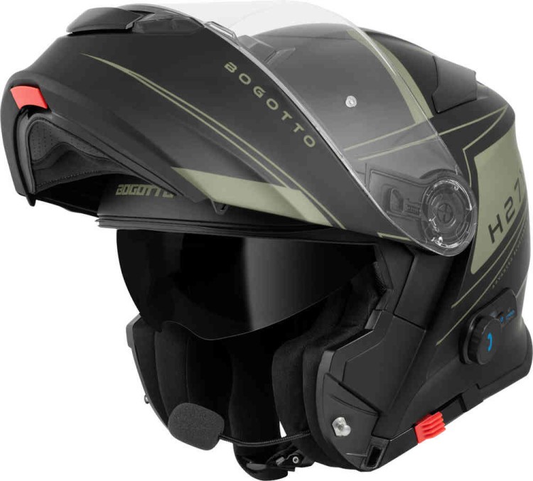 Мотошлем модуляр Bogotto H271 Taog Bluetooth