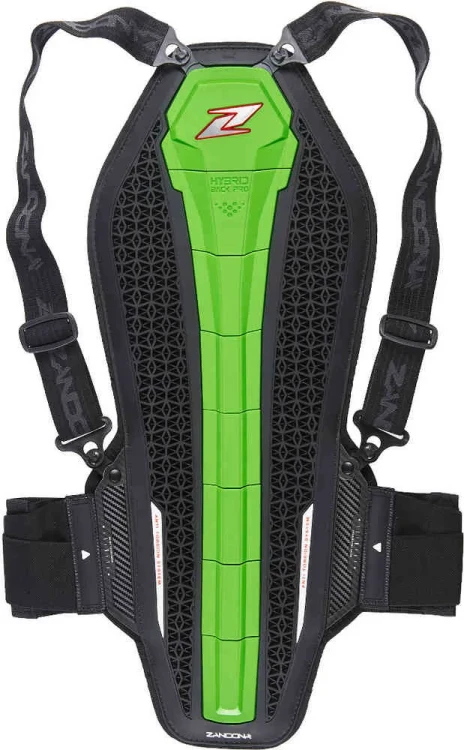 Мотозащита Zandona Hybrid Back Pro X8 Зеленый 1308GNBK