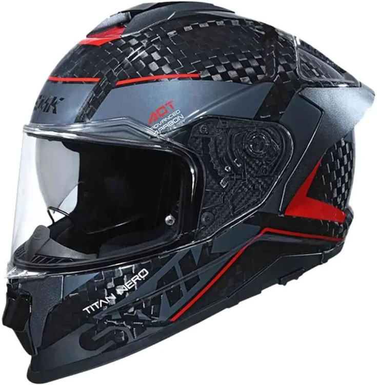 Мотошлем интеграл SMK Titan Carbon Nero 06
