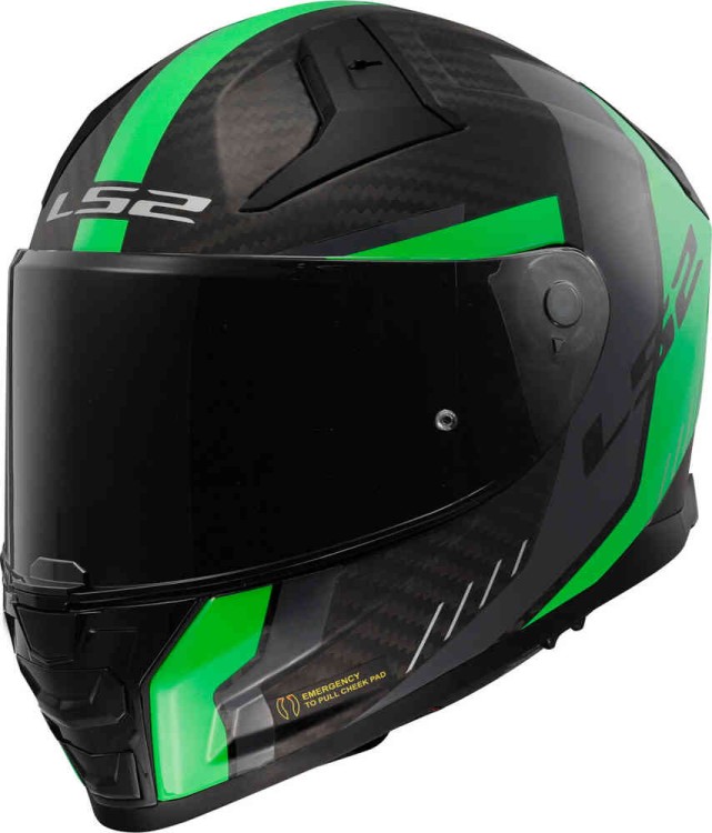 Мотошлем интеграл LS2 FF811 Vector II Carbon Grid