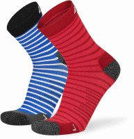 термобелье - носки детские Lenz 1.0 Outdoor Синий/Красный 128-33