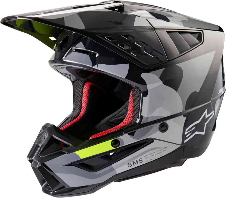 Мотошлем для мотокросса и эндуро Alpinestars S-M5 Rover 2 2024