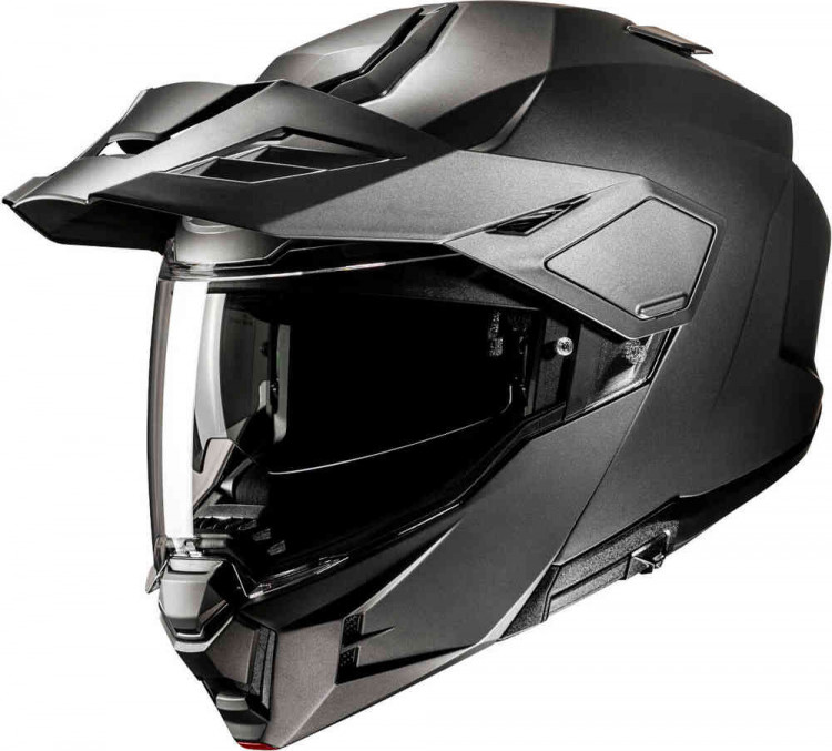 Мотошлем для мотокросса и эндуро HJC i80 Solid Титановый 19769506