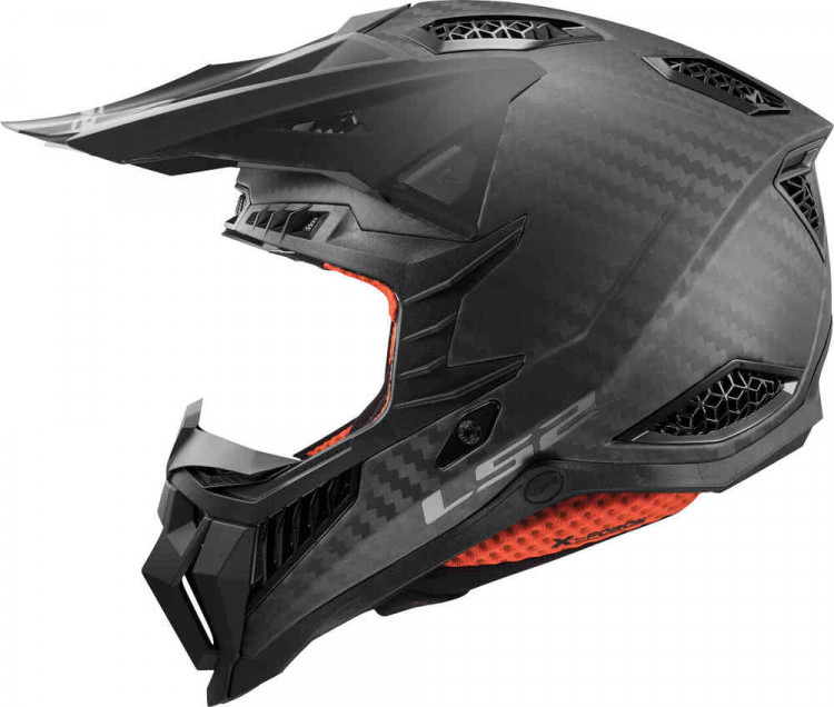 Мотошлем для мотокросса и эндуро LS2 MX703 X-Force Pro FIM Carbon  467031198XS
