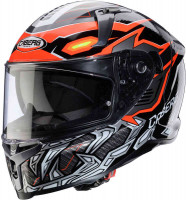 Мотошлем интеграл Caberg Avalon X Gurkha Черный/Серый/Оранжевый CA15026043-XS