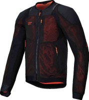Мотозащита Alpinestars Troop-Air Pro Черный/неоново-красный 3301125-1030
