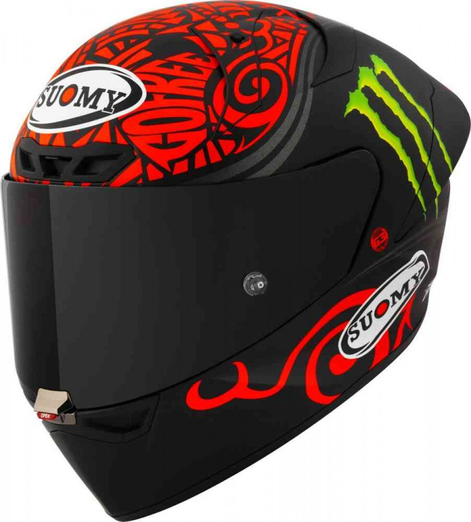Мотошлем интеграл Suomy S1-XR GP Bagnaia Monster Replica 2024  K6SX0013.2