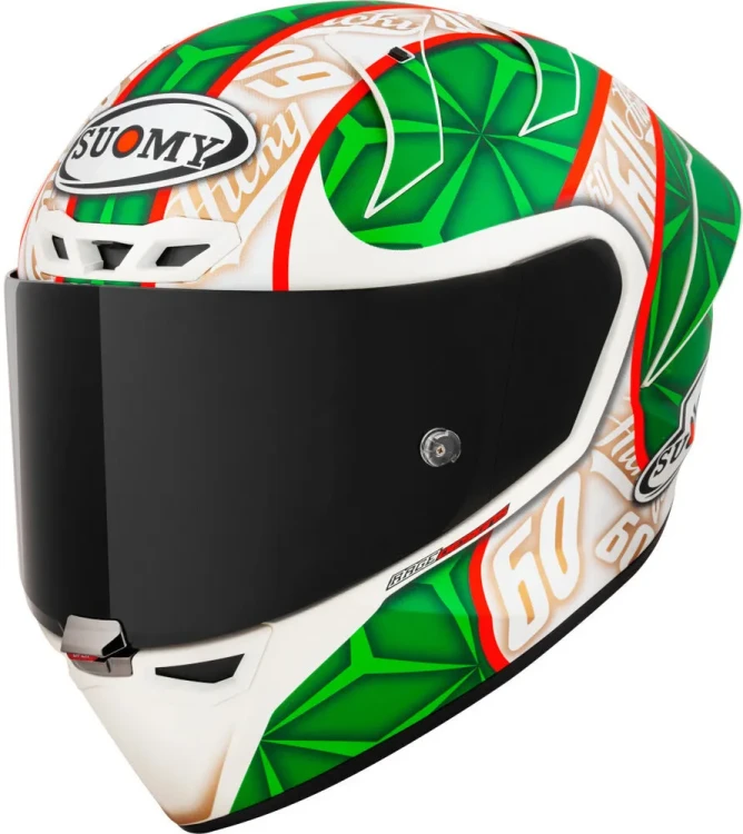 Мотошлем интеграл Suomy S1-XR GP Hickman Replica 2023 FIM E06