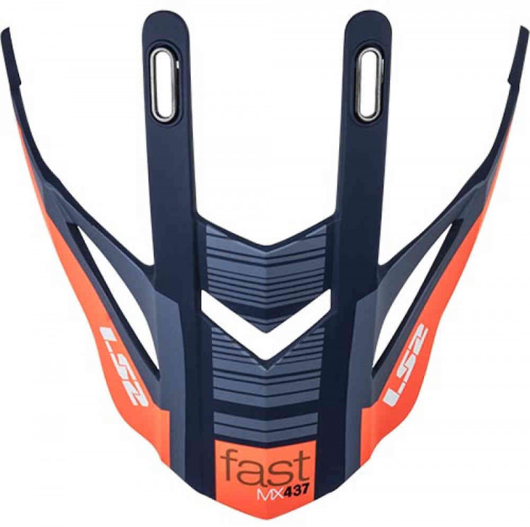 LS2 MX437 Fast Evo Синий/Оранжевый 800437PEK31