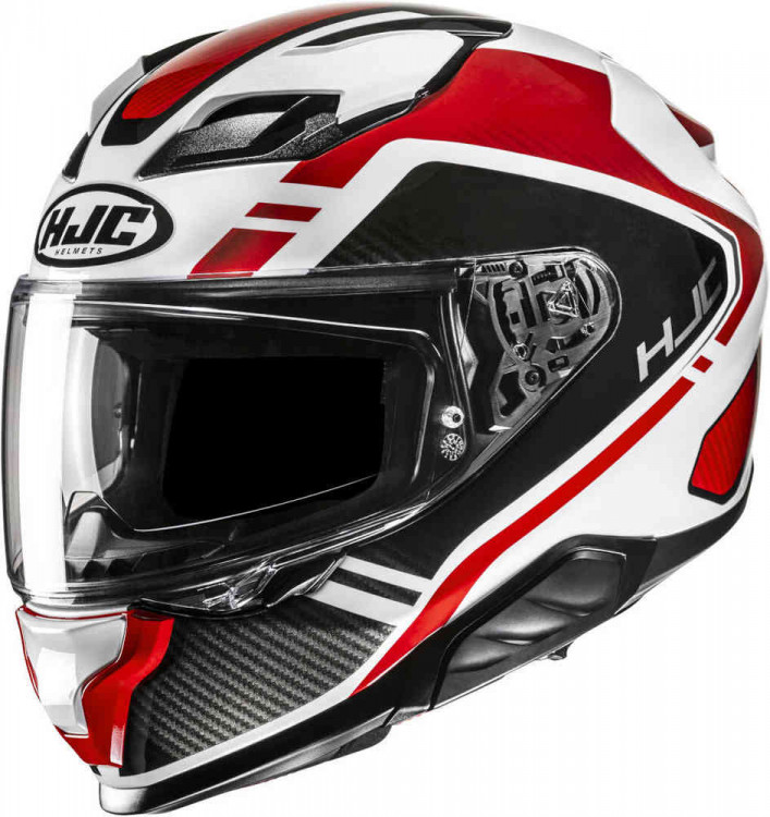Мотошлем интеграл HJC F71 Tozz Белый/Красный/Черный 15990106