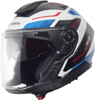 Мотошлем открытый Schuberth J2 Sigma Белый/Синий/Красный 4199014360