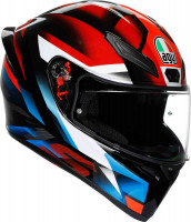 Мотошлем интеграл AGV K1 S Fastlap Черный/Красный/Синий 18394001-066-XS