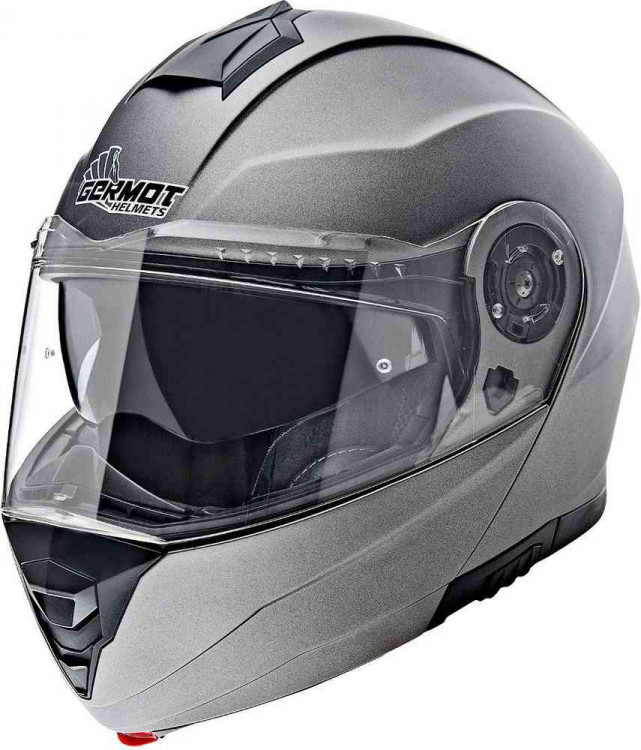 Мотошлем модуляр Germot GM 960 Серебристый матовый 00096019-M
