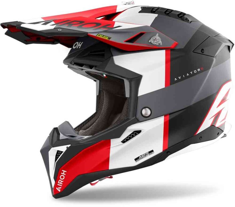 Мотошлем для мотокросса и эндуро Airoh Aviator 3 Monarch