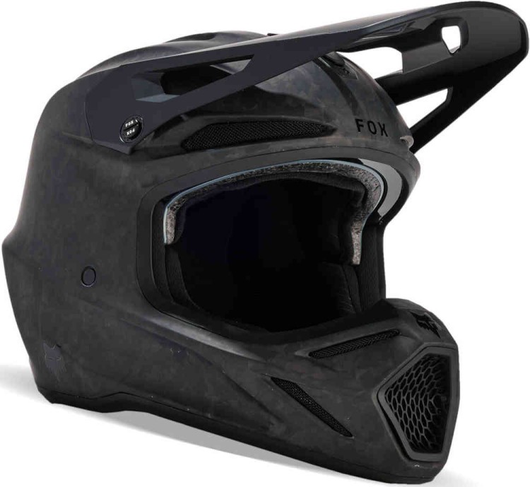 Мотошлем для мотокросса и эндуро FOX V3 RS Carbon Solid MIPS