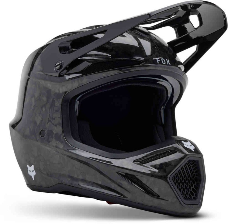 Мотошлем для мотокросса и эндуро FOX V3 RS Carbon Solid MIPS