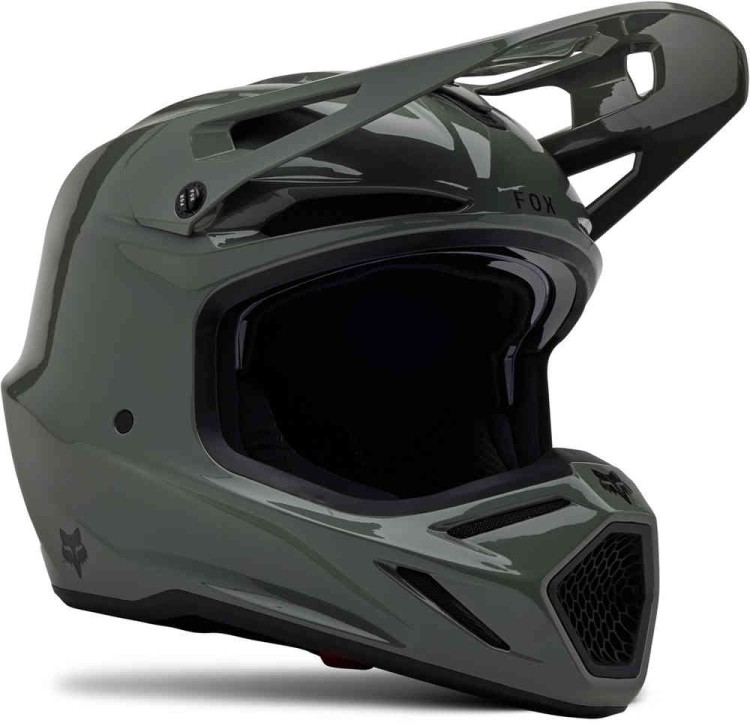 Мотошлем для мотокросса и эндуро FOX V3 RS Carbon Solid MIPS