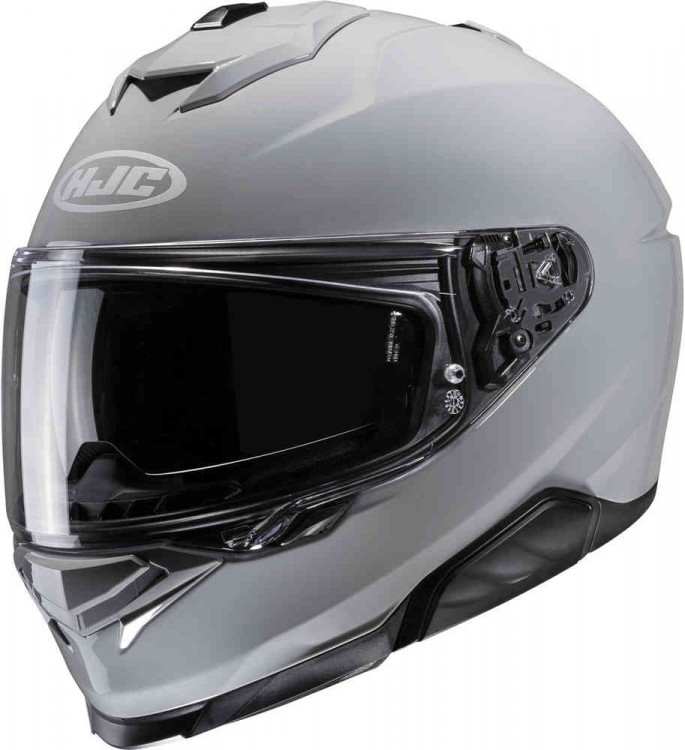 Мотошлем интеграл HJC i71 Solid Серый 15602307
