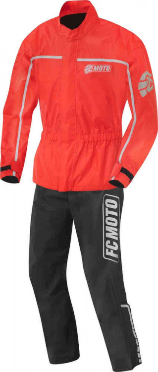 мотодождевик раздельный FC-Moto Urban Rain Kit Черный/Красный FCM-031-RK-001-31-S