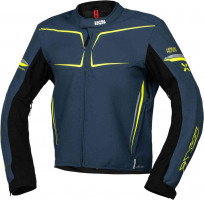 Мотокуртка текстильная мужская IXS TS-Pro ST+ Синий/Флуоресцентный желтый X55060-451-S