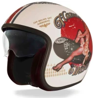 Мотошлем открытый Premier Vintage Pin Up