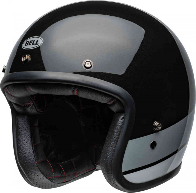 Мотошлем открытый Bell Custom 500 Apex Черный/Серый 8009204004