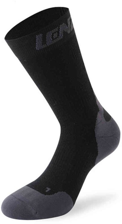 термобелье - носки Lenz 7.0 Mid Merino Compression Черный 148-34