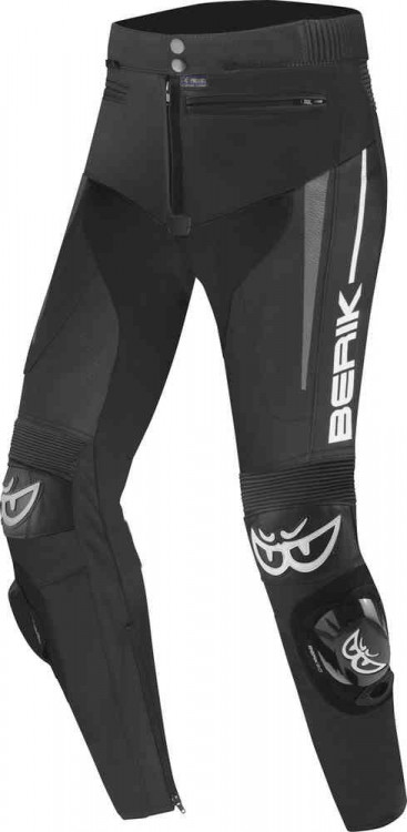 Мотоштаны кожаные женские Berik Kendo Черный LP-9060L-BK-10-38