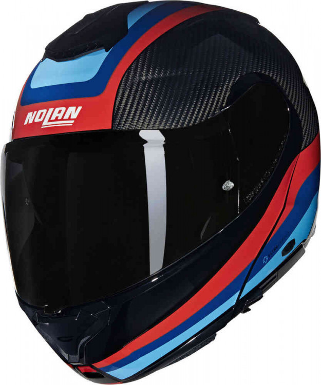 Мотошлем интеграл Nolan X-1005 Ultra Carbon Gran Tour N-Com Черный/Красный/Синий U150008363486