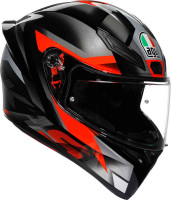 Мотошлем интеграл AGV K1 S Fastlap Черный/Серый/Красный 18394001-064-XS