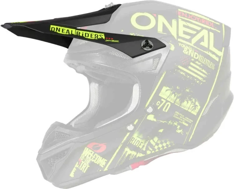 Oneal 5Series Polyacrylite Attack Черный/Желтый 0628-180
