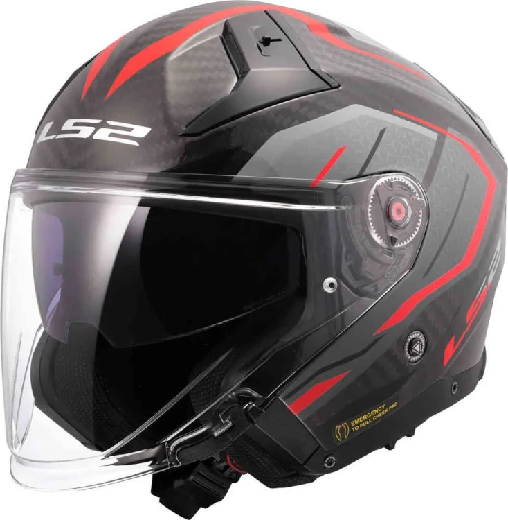 Мотошлем открытый LS2 OF603 Infinity II Carbon Urus