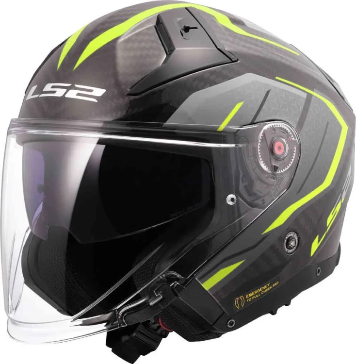 Мотошлем открытый LS2 OF603 Infinity II Carbon Urus