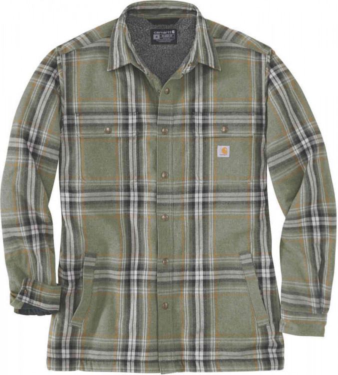 Куртка Carhartt Flannel Sherpa Lined зелёный 105430-G72-S008
