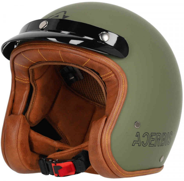 Мотошлем открытый Acerbis Skodela Матовый зеленый 0025314.582.061