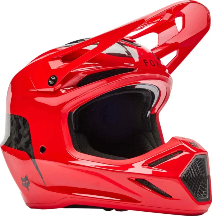 Мотошлем для мотокросса и эндуро FOX V3 RS Fracture Carbon
