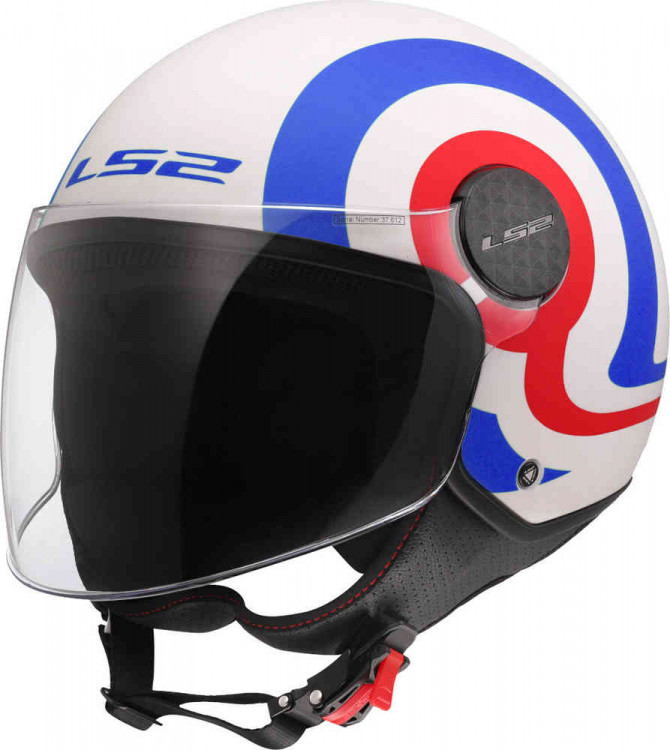Мотошлем открытый LS2 OF558 Sphere Lux II Urby Белый/Красный/Синий 365586225XS