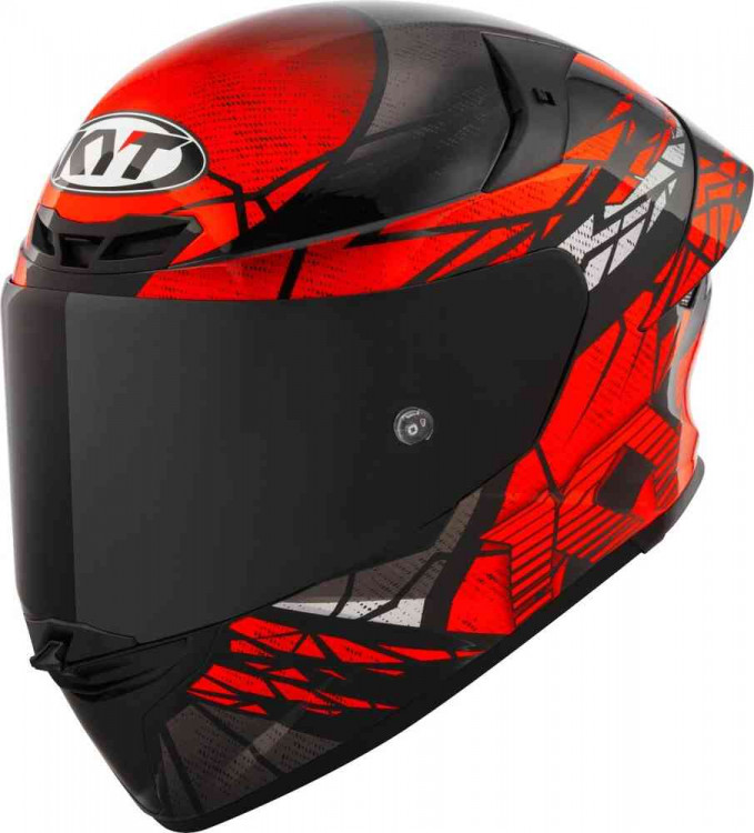 Мотошлем интеграл KYT TT-Revo Combustion Красный матовый Y6TR0038.2