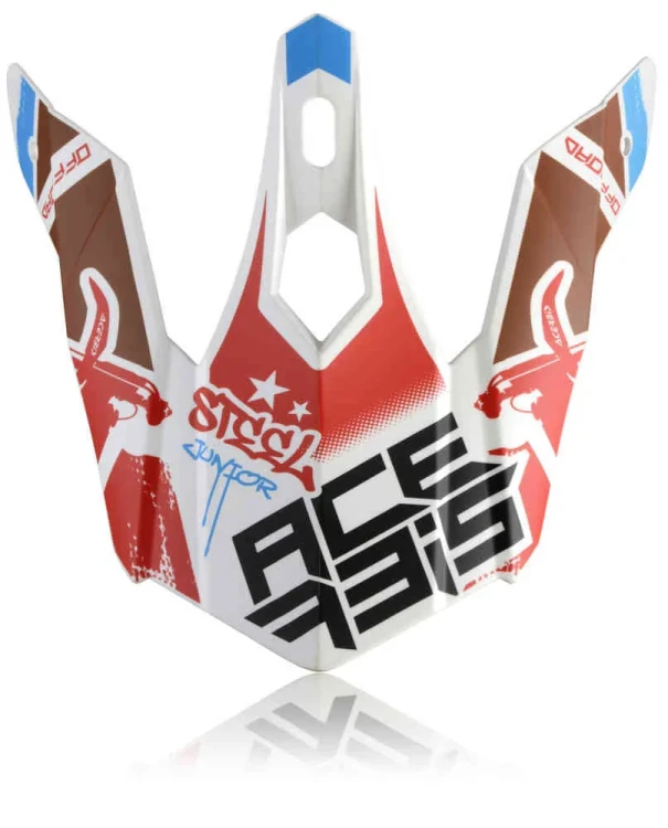 Acerbis Steel Kinder/Eclipse Белый/Красный/Черный 0023308.232