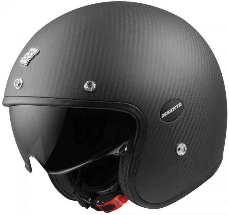 Мотошлем открытый Bogotto V587 Carbon  2099900164026