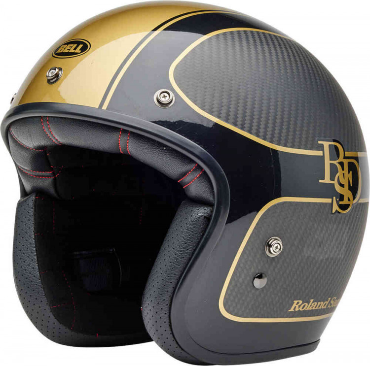 Мотошлем открытый Bell Custom 500 Carbon RSD Checkmate  8009209001