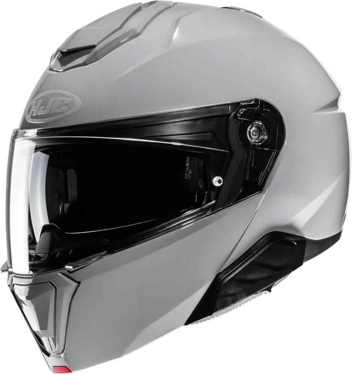 Мотошлем модуляр HJC i91 Solid Серый 15432606