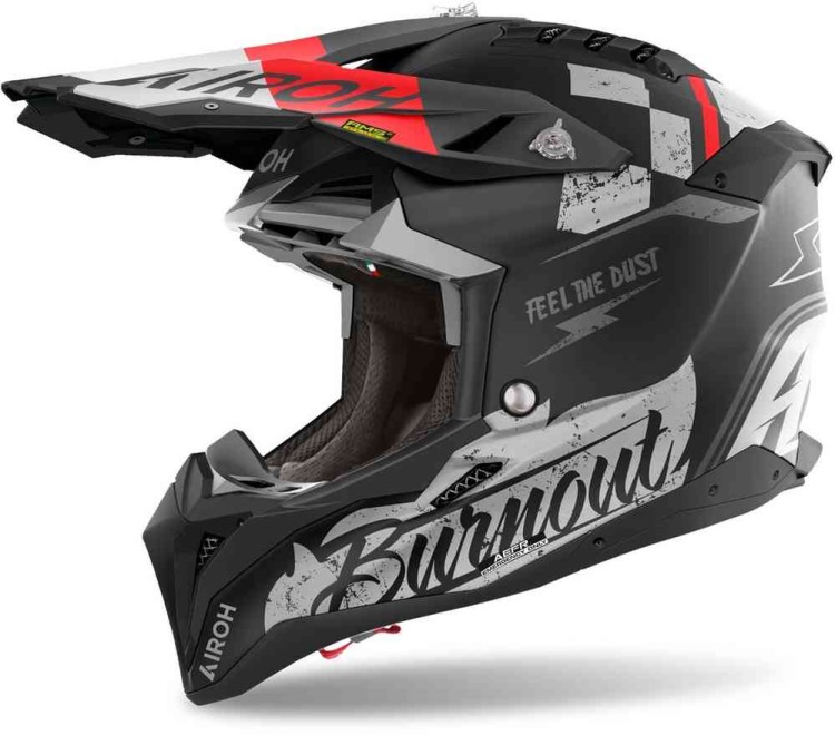 Мотошлем для мотокросса и эндуро Airoh Aviator 3 Burnout
