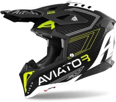 Мотошлем для мотокросса и эндуро Airoh Aviator 3 Primal 3K Carbon
