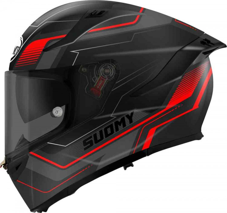 Мотошлем интеграл Suomy Speedstar 2 Visual Черный/Красный K6V20005.5
