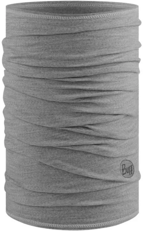 термобелье Buff Merino Lightweight Solid Серый BU25001002